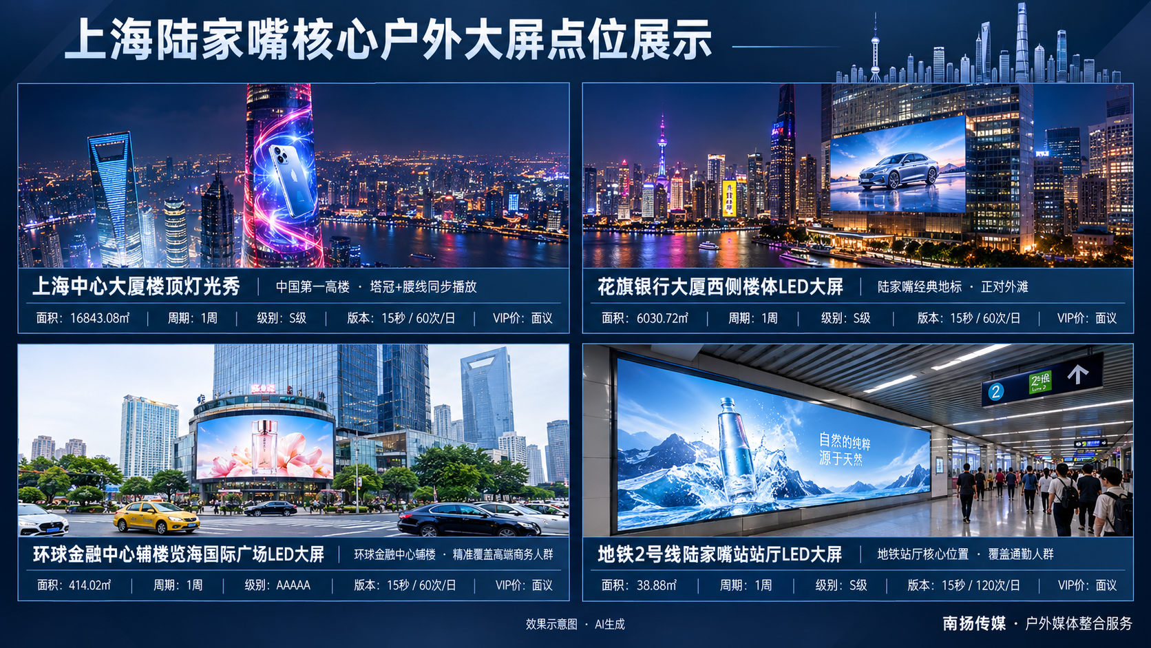 上海陆家嘴LED灯光秀